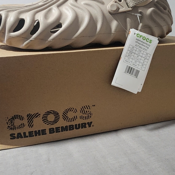 Crocs - Clog Pollex x Salehe Bembury Mens Size 12m (Horchata) - Picture 5 of 8